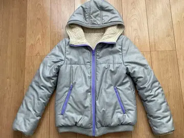 Heather 아우터 점퍼 보아 안감 리버서블 그레이 M