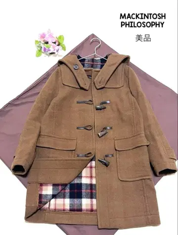 매킨토시 철학 더플 코트 여성용 울 코트 S