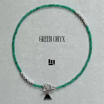 mallow ino 그린 오닉스 목걸이