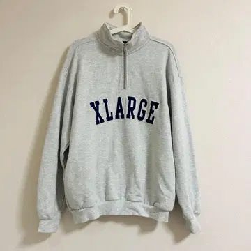 XLARGE 집업 맨투맨 그레이 M