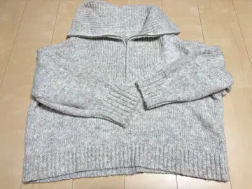 Java 하프 지퍼 니트