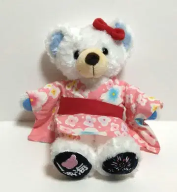 지역 한정 베어 아타미 한정 불꽃놀이 봉제 인형 핑크