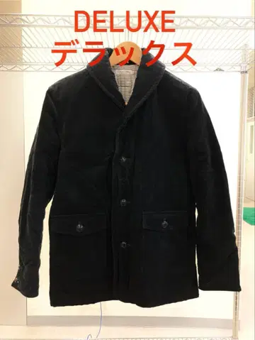 디럭스 DELUXE 충전솜 코듀로이 자켓 M 블랙