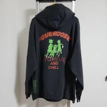 TAIN DOUBLE PUSH 프린트 후드티 후디