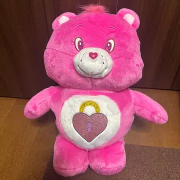 새상품 케어베어 키라키라 BIG 봉제 인형 핑크 익명 배송