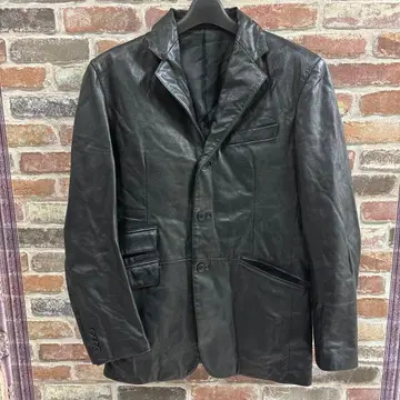 abx 가죽 싱글 블레스 자켓 양가죽