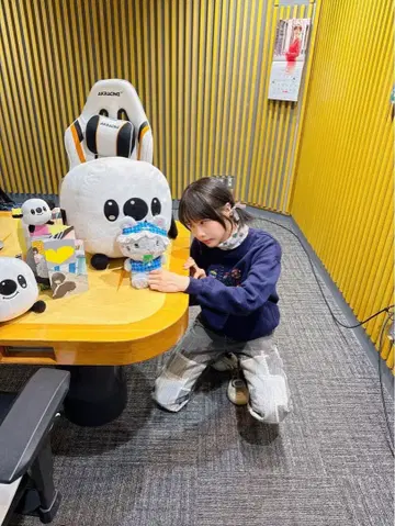 아노짱 착용 ACTIVE EXCHANGE 맨투맨 트레이닝복 네이비