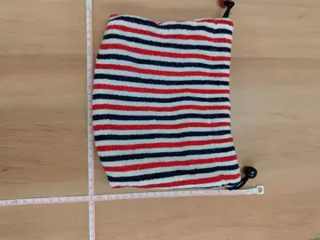 러브러리 바이 페이러 스트라이프 복조리 파우치 밴드 포함