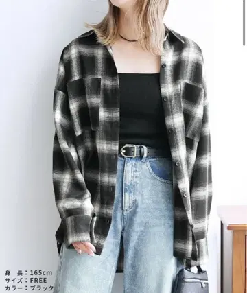 [새상품급] reca 체크 셔츠