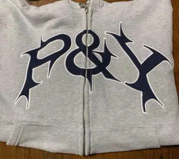 P&Y 그레이 후드티