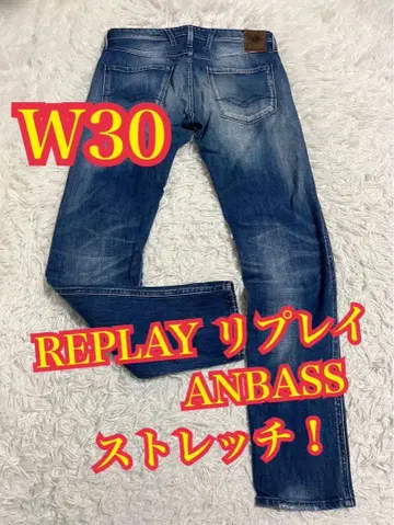 리플레이 ANBASS 데님 청바지 스트레치 W30