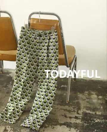 TODAYFUL 36 자카드 슬릿 트라우저스