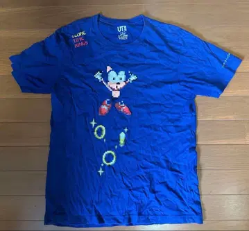 소닉 T셔츠 파랑 유니클로