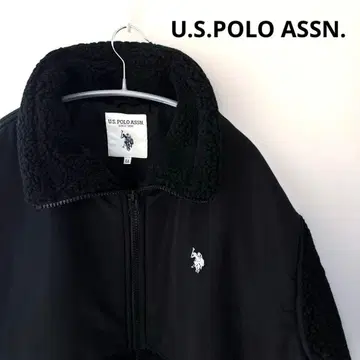U.S. POLO ASSN. 플리스 자켓 LL 사이즈 블랙