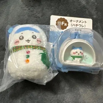 치이카와 (먼작귀) 에니마이 복권 E상 마스코트 F상 오너먼트 하치와레