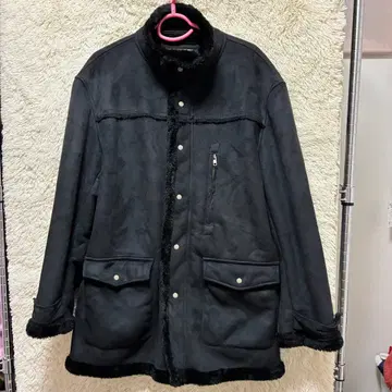 Kansai Jeans 야마모토 간사이 스웨이드 무스탕 보아 코트 자켓