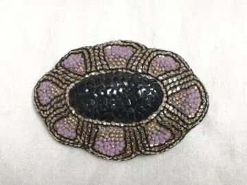 타마스 tamas 비즈 자수 브로치