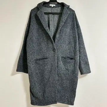 [ THE SHOP TK ] 그레이 체스터 코트 롱 코트 F 사이즈