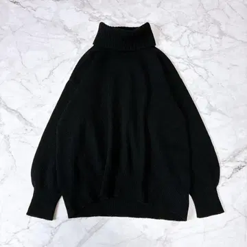 스픽 앤 스팬 울 캐시미어 터틀 풀오버 일본제 루즈핏