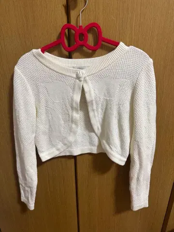 [ 새상품급 ] MILK 아이보리 메쉬 가디건