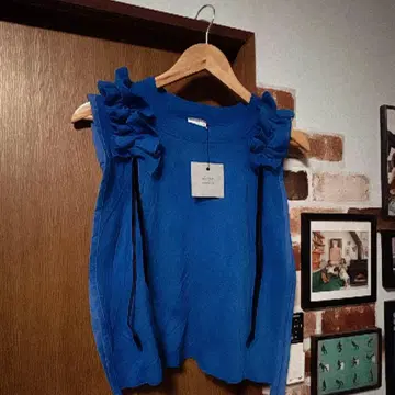 Ligo 리메이크 상의 프릴 베스트