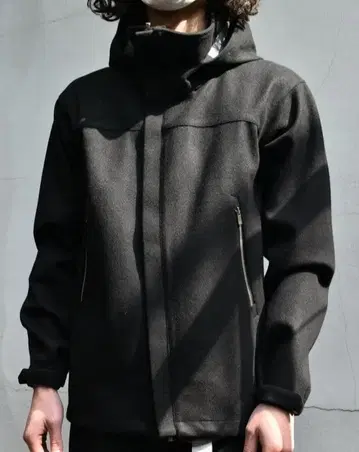 BACKBONE 16AW 캐시미어 혼방 3 레이어 울 라이더 후드티