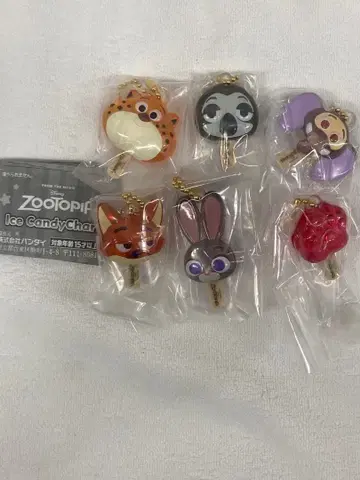 주토피아 아이스캔디 참 전6종 컴플리트 메루카리 택배 발송