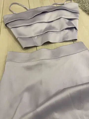 RANS 라벤더 드레스 셋업