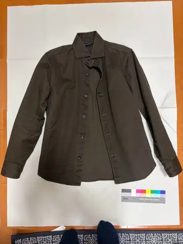 브라운 긴팔 캐주얼 셔츠 MEDIUM