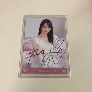 사사키 마이카 브로마이드 친필