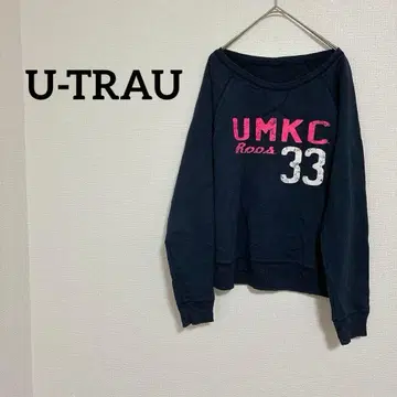 U-TRAU UMKC 로고 네이비 트레이닝복 상의 긴팔