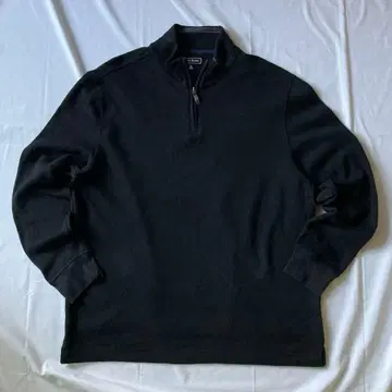 00s 써멀 롱 T 하프 지퍼 블랙 그런지 Y2K 헤이세이 구제 의류