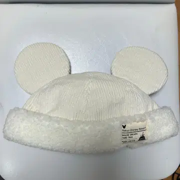 디즈니랜드 미키마우스 보아 코듀로이 팬캡