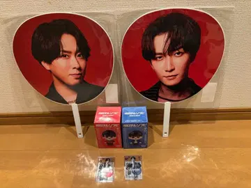 SnowMan 부채 소프트 비닐 클리어 스티커 유리구미 쇼삐 타테사마