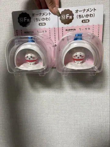치이카와 에니마이 복권 오너먼트 치이카와 f상 미개봉 새상품 2개 세트
