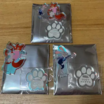 주토피아2 디즈니 오로라 아크릴 스탠드 닉 주디 3세트