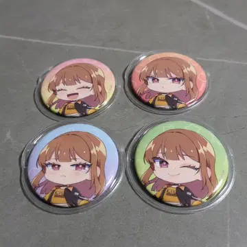 컬러풀 피치 에토 캔뱃지 4개 세트