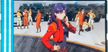 에반게리온 신극장판 초회판 특전 필름 미사토 통화 장면 12