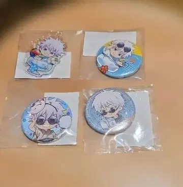 마루쿠지 주술회전 고죠 사토루 캔뱃지 아크릴 키링