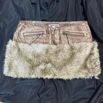 Jaded London 퍼 미니 스커트