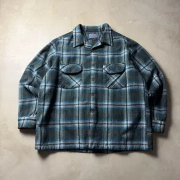 70s PENDLETON Ombre board shirt