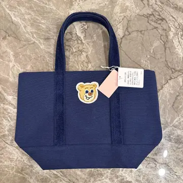 미사용 새상품 페이러 올드 테디 와펜 토트백 네이비 사이즈 소