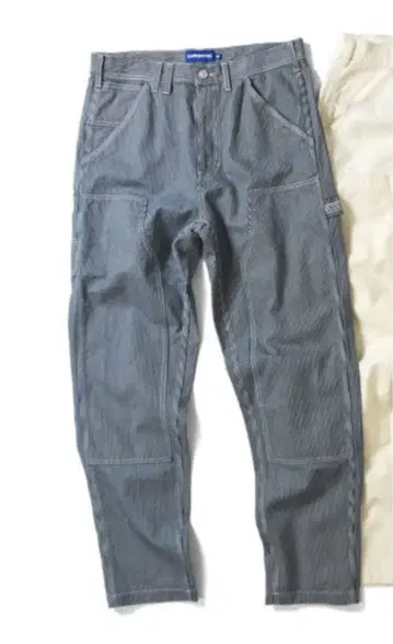 [ 레어템 ] Lafayette 스트라이프 워크 팬츠 32 더블니