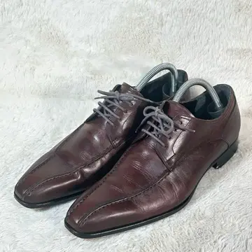 [ Trading post ] 브라운 계열 가죽 비즈니스 슈즈 스월 투