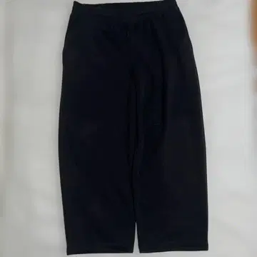 UNIQLO C 맨투맨 와이드 팬츠 블랙