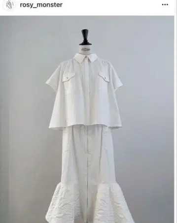 새상품 Rosy monster 로지몬스터 퀼팅 스커트