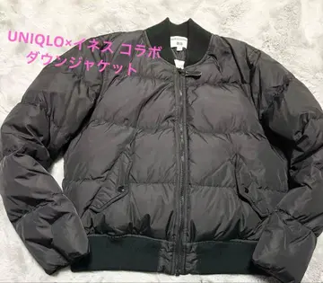 [ 새상품급 ] 유니클로 이네스 콜라보 다운 자켓 페더 MA-1 L