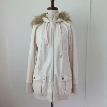 [ ARMANI EXCHANGE ] 인조 모피 후드티