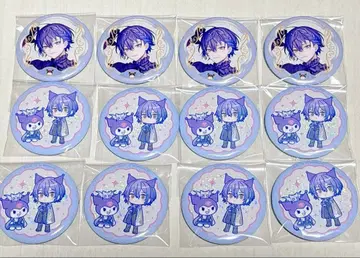 니지산지 코야나기 로우 Dytica 산리오 랜덤 키라키라 캔뱃지