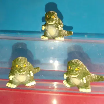치비 고질라 피규어 3체 세트